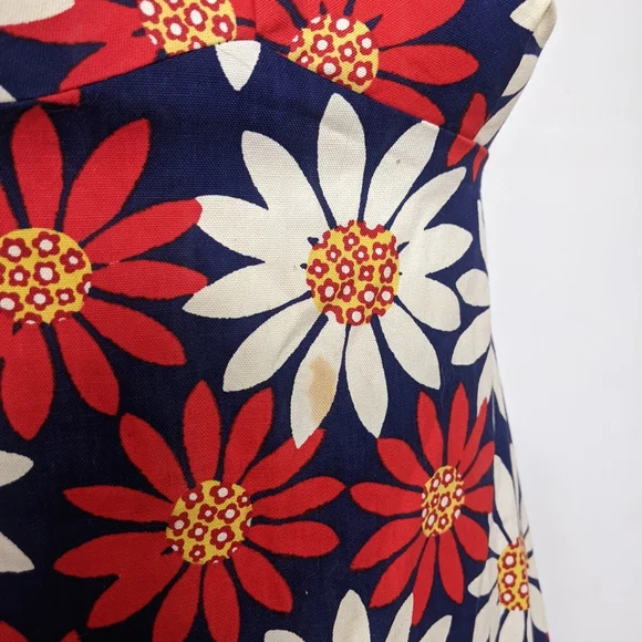 (59) vtg 1960s mod mini dress - Picture 4 of 5